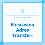 Efescasino adres transferi sonrası güncel ve güvenli giriş ekranı