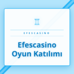 Efescasino oyun katılımı için slot makineleri ve oyun kartları.