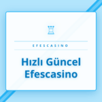 Hızlı güncel Efescasino giriş ekranını gösteren mobil cihaz.
